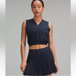 Lululemon Sleeveless Cropped Tennis Tank Top
